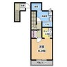 Happier清原台 1Kの間取り