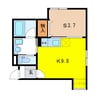 ACTY‐KⅡ 1SKの間取り
