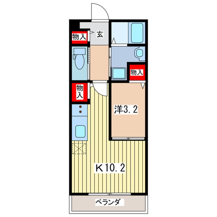 間取図 ファインウエストA