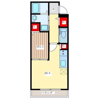 間取図 ファインウエストA