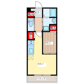 間取図 ファインウエストA