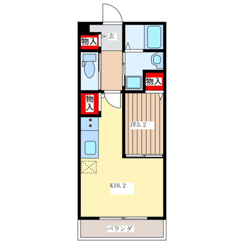 間取図 ファインウエストA
