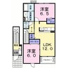 ベラヴィスタC 2LDKの間取り
