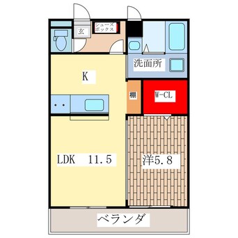 間取図 パークハイム陽東