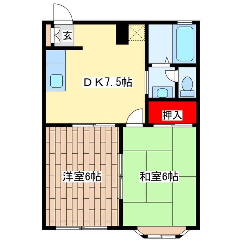 間取図 グランメゾン宝石A棟