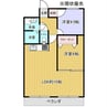 コーポブルースカイ 2LDKの間取り
