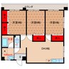 あさひヒルズ 3DKの間取り