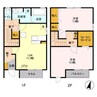 シャテーニュE 2LDKの間取り