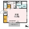 ボナールヴィラⅡ 1Rの間取り