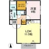 ル・シェール 1LDKの間取り