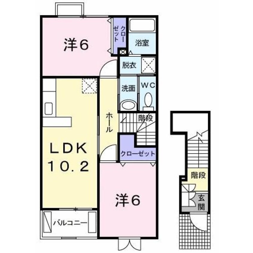 間取図 EvergreenⅧ