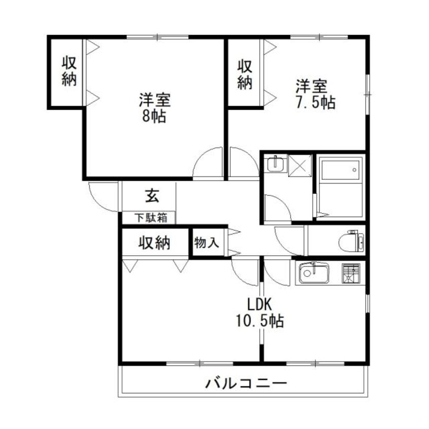 間取図 ヴィベントウールー