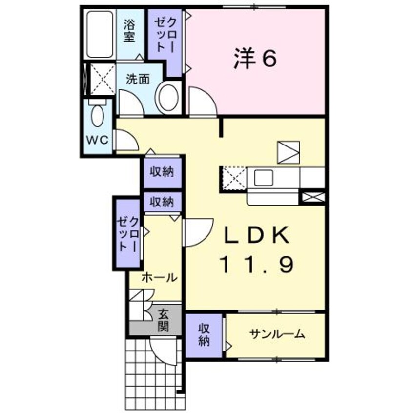 間取図 サンライズ