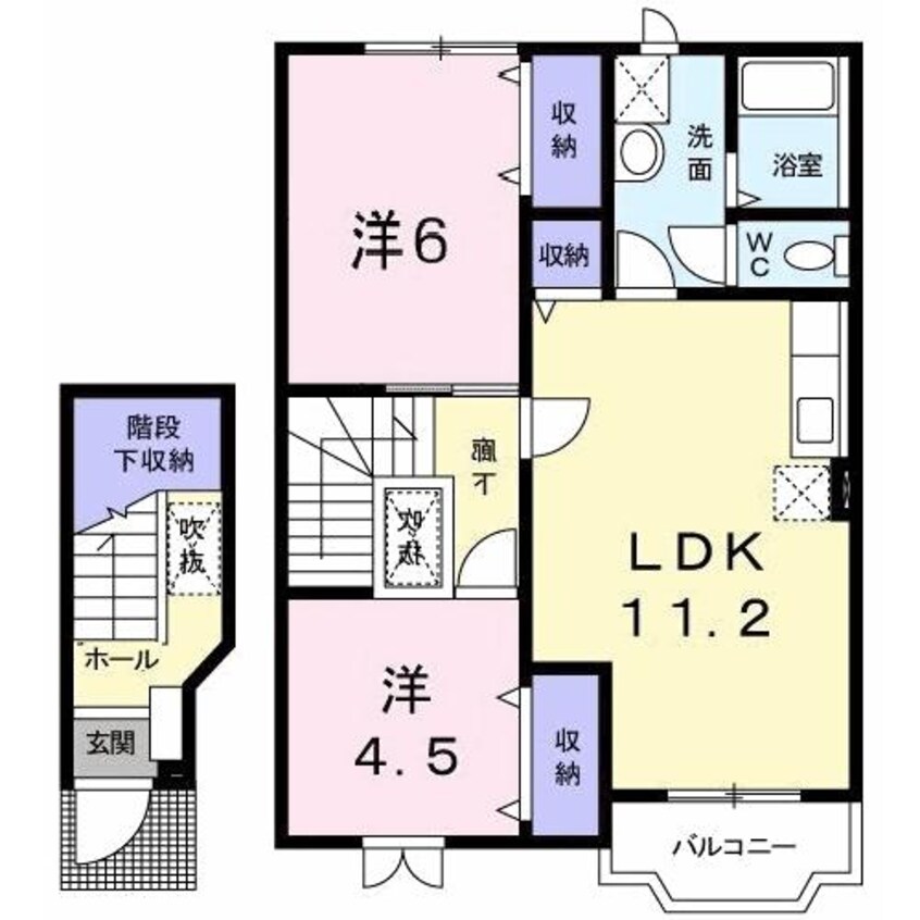 間取図 チェリーヒルコモンズ