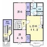 セレーノ・S 2LDKの間取り
