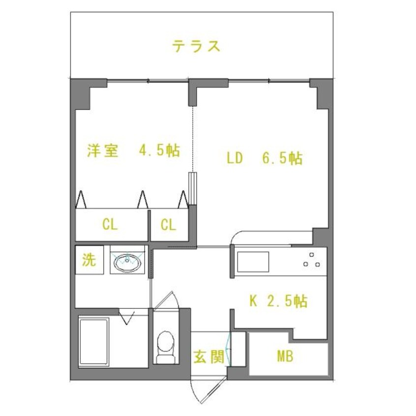 間取図 キャッスルⅡ