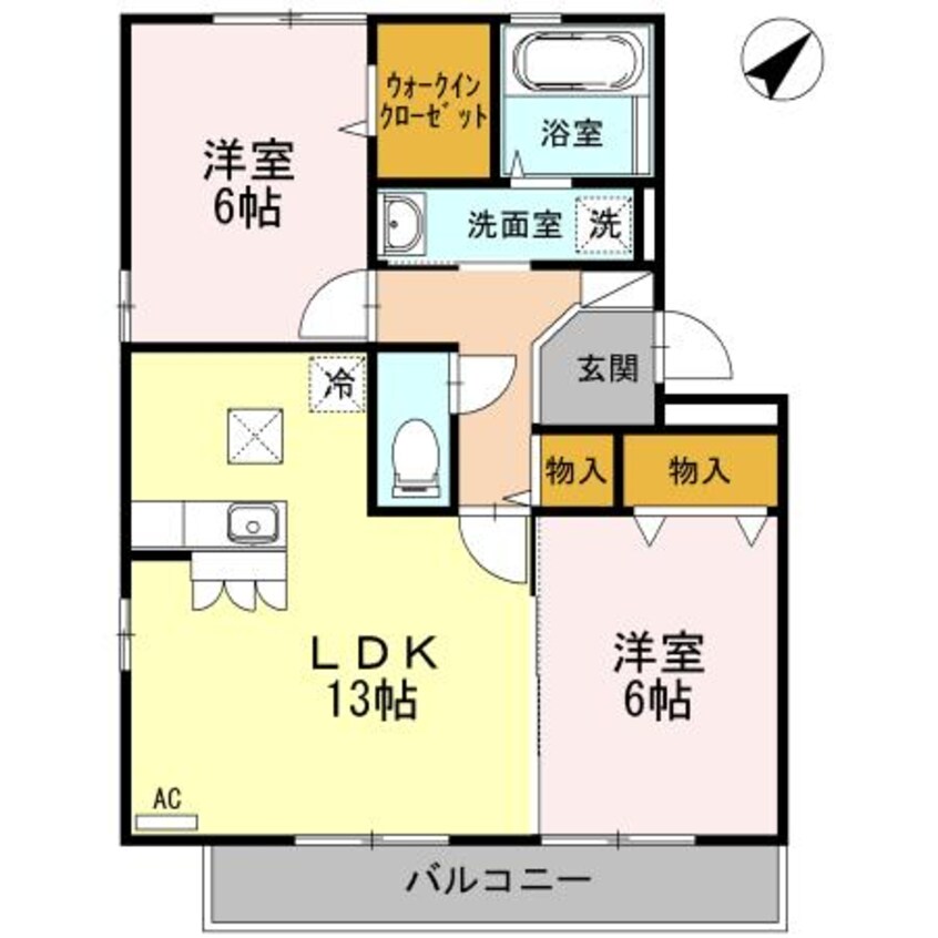 間取図 リビングタウン浜坂