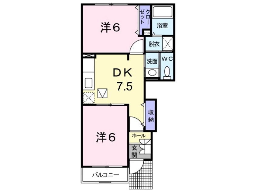 間取図 フラジオレット