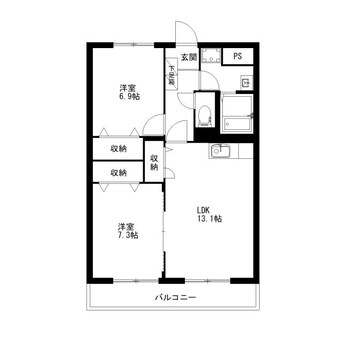 間取図 メゾンコンフォール