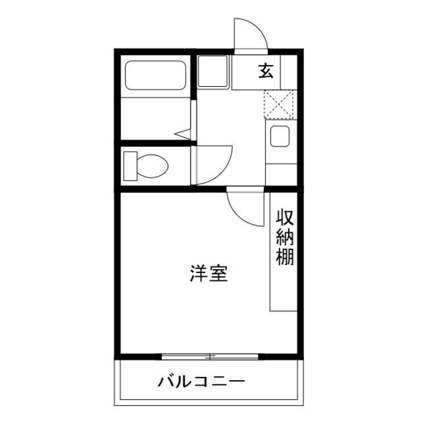 間取図 ハイツトレンディⅡ