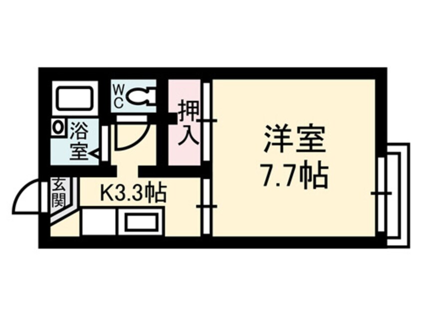 間取図 グリーンゲーブルスA棟