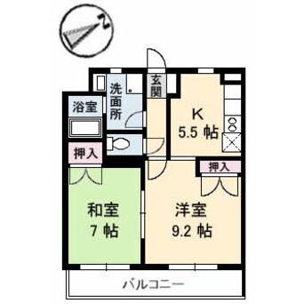 間取図 オータムヴィレッジ