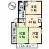 フロールドメゾン　B棟 3DKの間取り