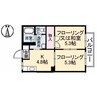 レイク・ルイーズ 2DKの間取り