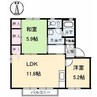 セントクレア 2LDKの間取り