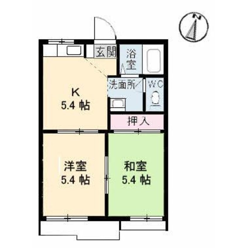 間取図 チェリーコートB