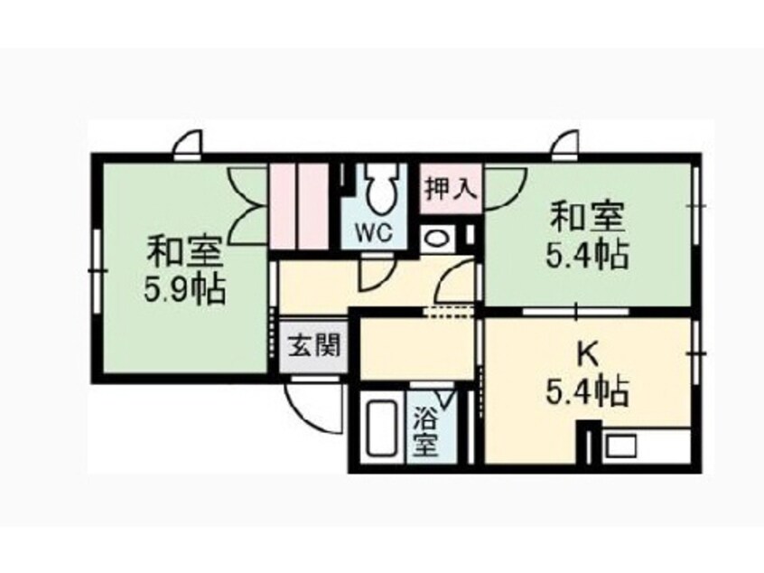 間取図 ゲーブルアン