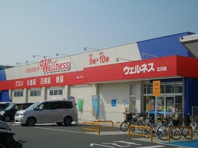 ドラッグストアウェルネス片原店(ドラッグストア)まで1138m アミティエ