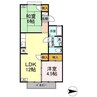 サンシャインK 2LDKの間取り