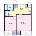 コーポTAKEDAの間取図