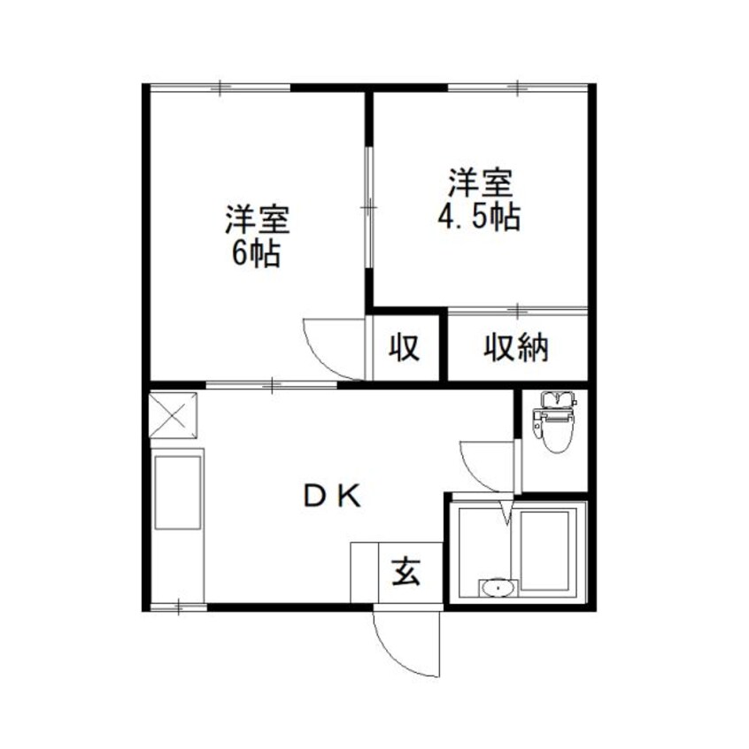 間取図 メゾンコーラル