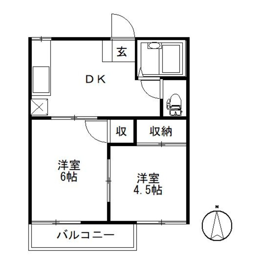 間取図 メゾンコーラル