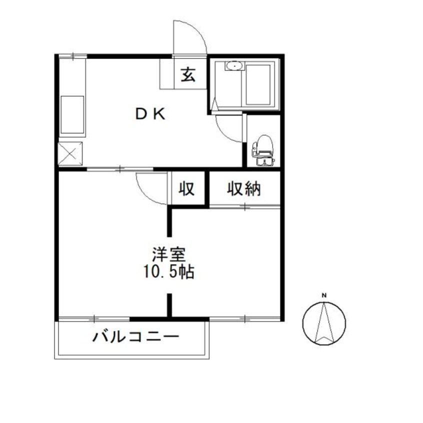 間取図 メゾンコーラル