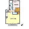ボナールヴィラ 1LDKの間取り