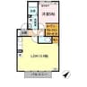 ボナールヴィラ 1LDKの間取り
