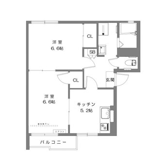 間取図 第２ダイカクハイツ