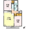 メゾンポルテ 2LDKの間取り