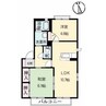 シャーメゾン立川 2LDKの間取り