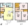 マルベリーガーデンB棟 3LDKの間取り