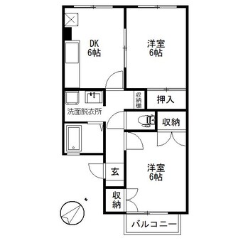 間取図 メゾン邑美野Ⅱ