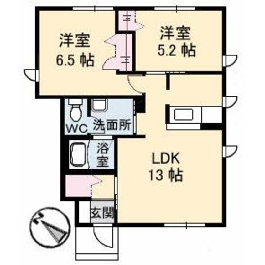 間取図 ヒルリッジ