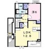 グッドラック３ 1LDKの間取り