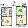 コーポクレスト 2DKの間取り