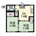 フォーブルKの間取図