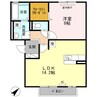 Kikumomo 1LDKの間取り