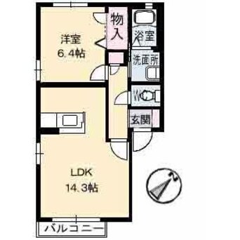 間取図 ラ・エトワールＤ棟